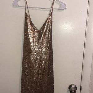Long Sequins Gown